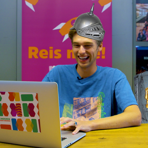 Dit is onze nieuwe presentator: Ridder!